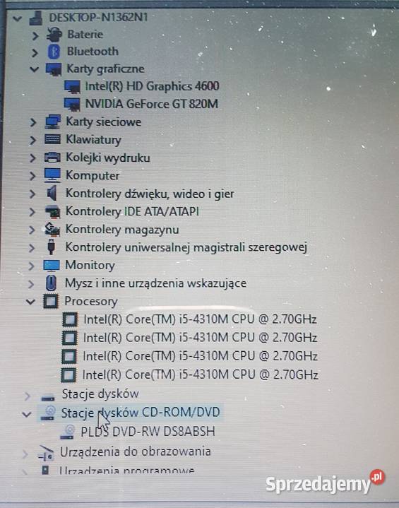 Sprzedam laptop Lenovo G710 17 i54310M Opole sprzedam