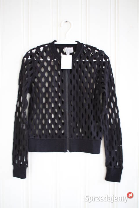 czarny sweter cardigan HM xs 34 bluzka kurtka kujawsko-pomorskie Toruń