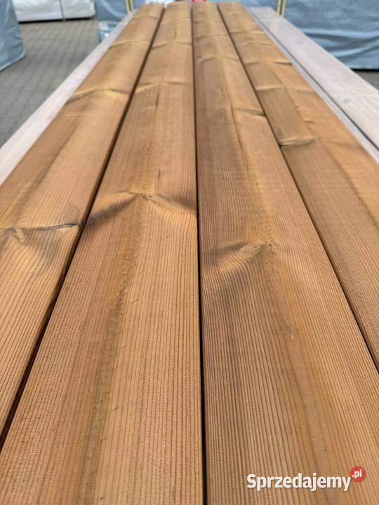 Deska tarasowa thermo termo sosna termo gładka