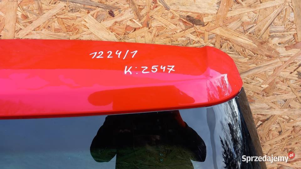 OPEL ZAFIRA B KLAPA TYŁ Z547 osobowe Zbierkowo