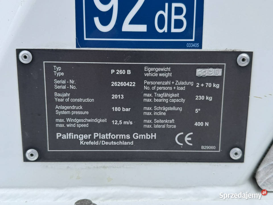 Nissan Cabstar Podnośnik Koszowy 26m Palfinger Widełki