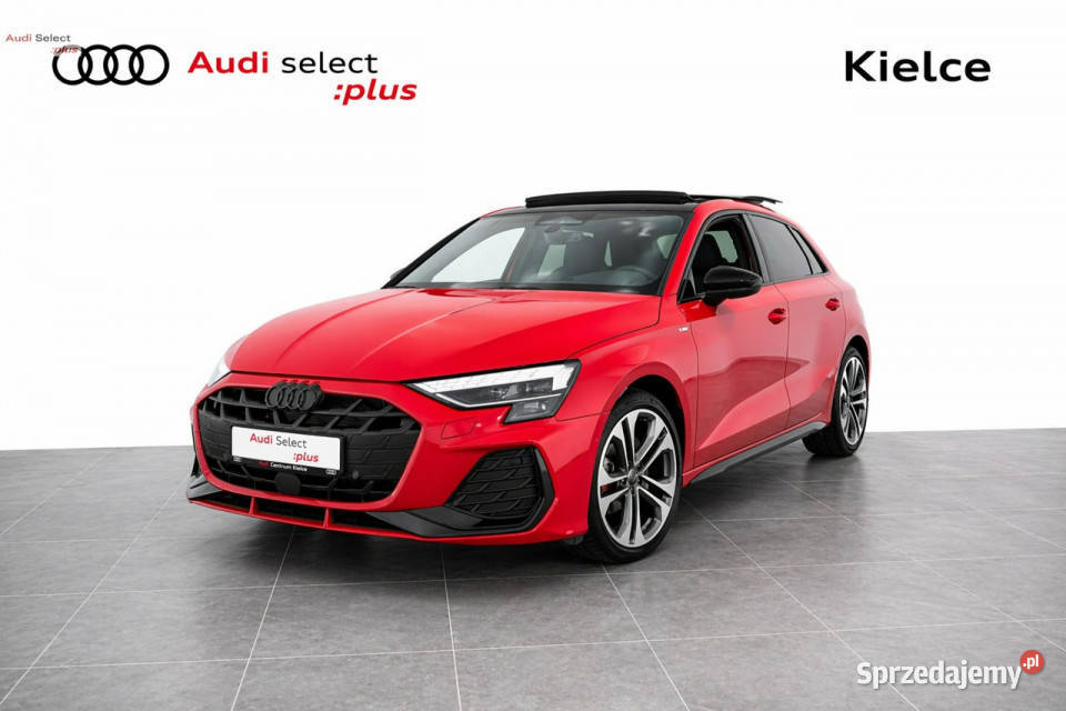 Audi A3 40TFSI Quattro Sline Panorama Led wspomaganie kierownicy świętokrzyskie Kielce