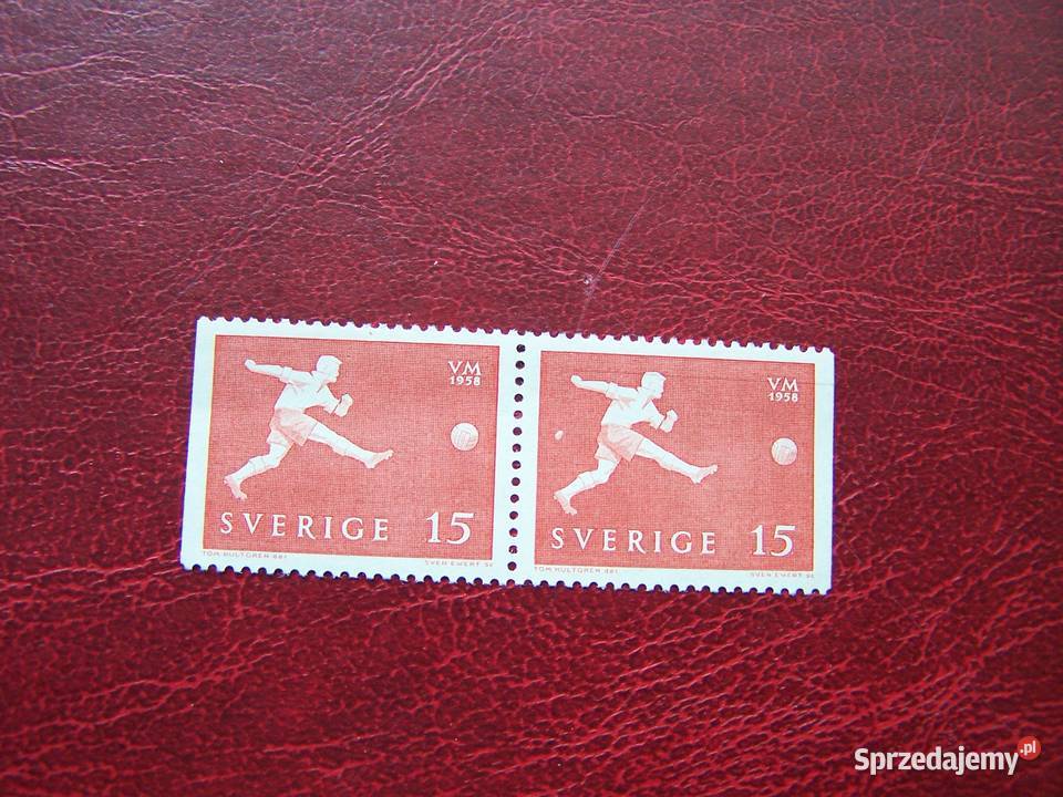 Szwecja 1958 MNH Mi 438 Sport Piłka nożna Filatelistyka Tychy