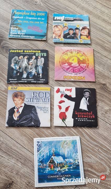 płyty cd zestaw 7 rod steward krzysztof krawczyk CD Kraków