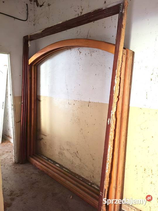 okno drzwi drewniane balkonowe 196x232 Turawa