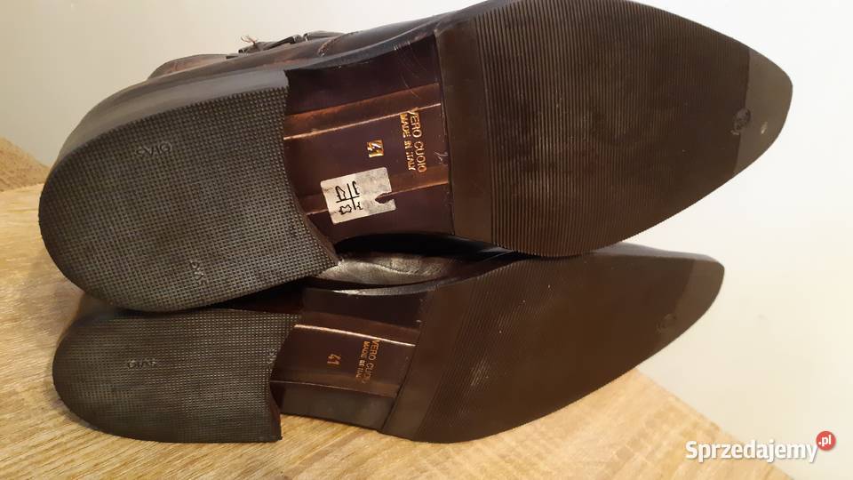 Pikolaki skórzane buffalo duble Monk ITALY