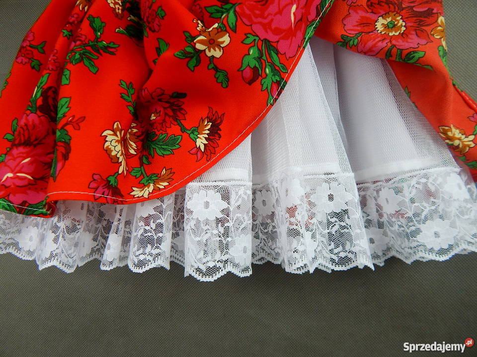 Spódniczka CLEO góralska spódnica tiulowa małopolskie Sucha Beskidzka