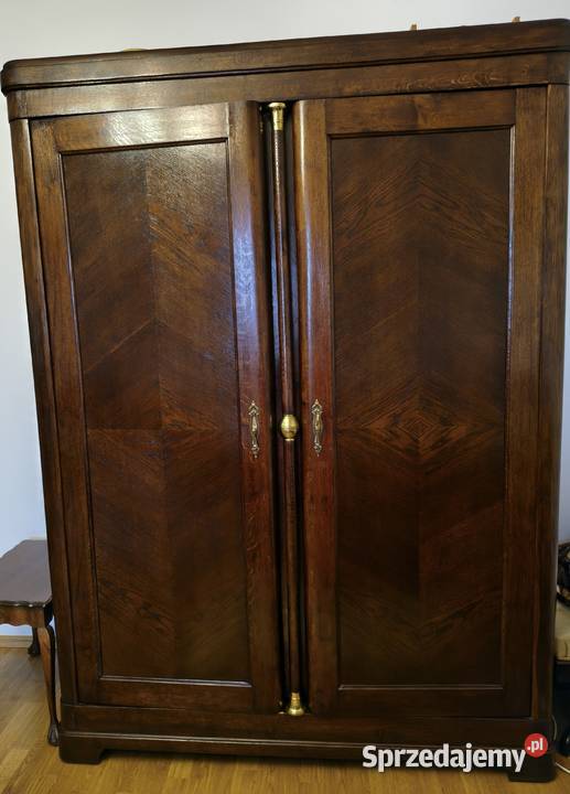 Piękna antyczna szafa dębowa Zaborów