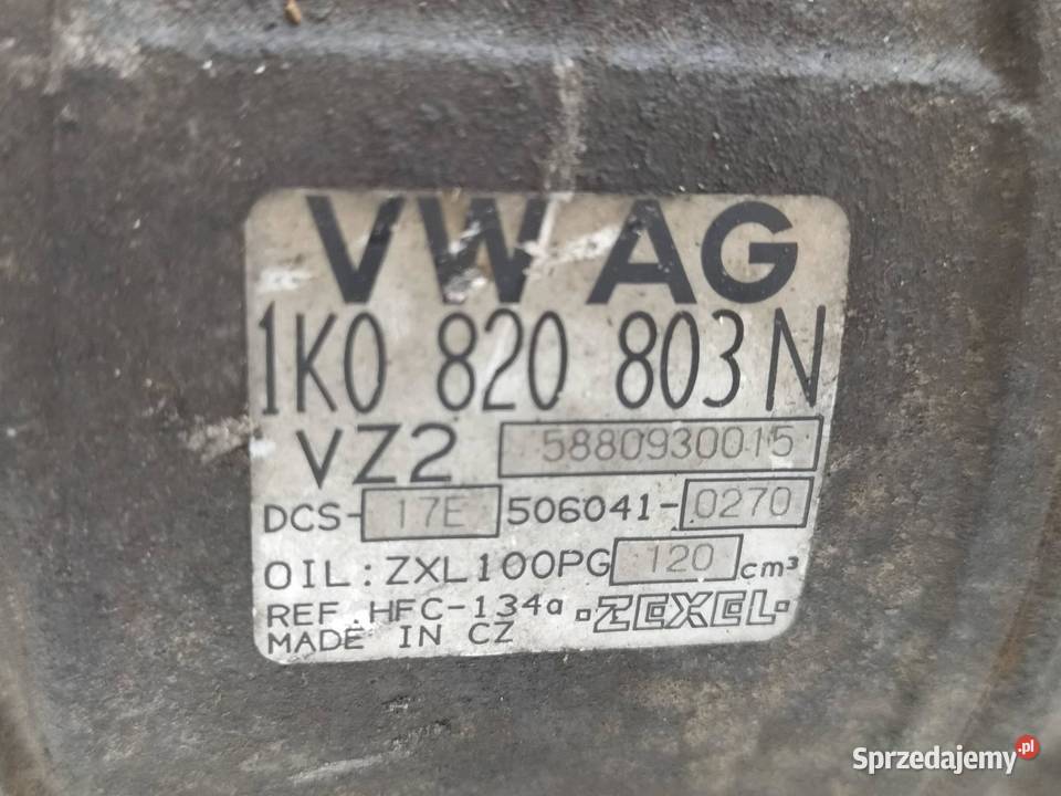 SPRĘŻARKA KLIMATYZACJI 1K0820803N 19 TDI VW Motoryzacja świętokrzyskie