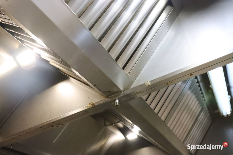 Duży okap gastronomiczny dwuczęściowy śląskie Pszczyna