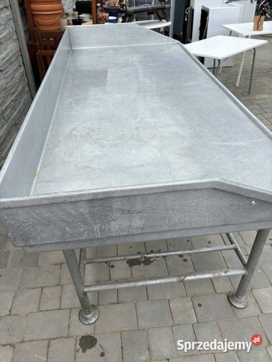 Duży solidny stół aluminiowy do obróbki z sprzedam
