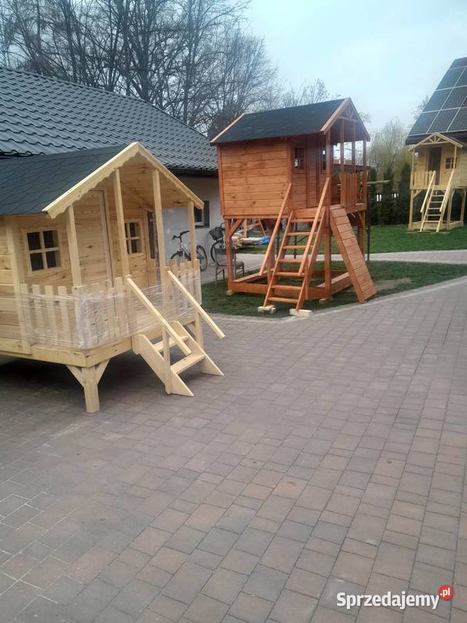 Domek drewniany plac zabaw Rzeszów sprzedam