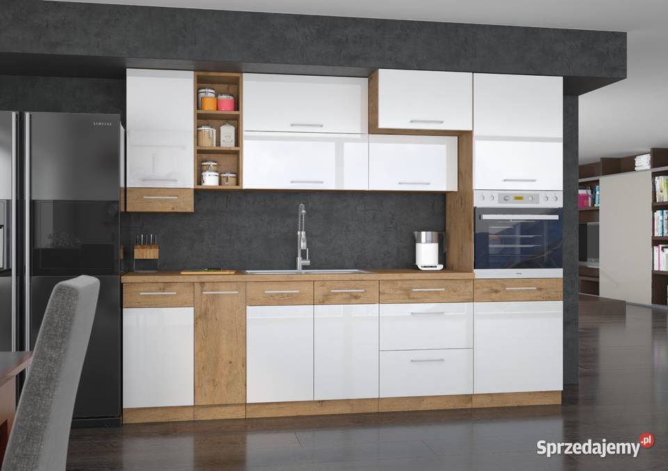 MebleSzafki kuchenne kuchnia Vigo Grafit Komplety mebli