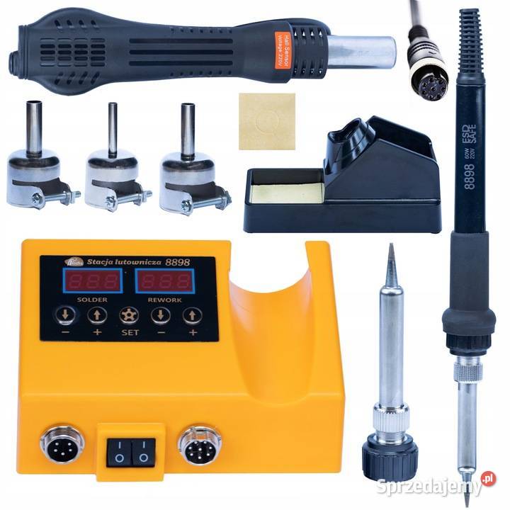 Stacja Lutownicza 2w1 Rosfix Orange Husky OH660 Ludźmierz sprzedam