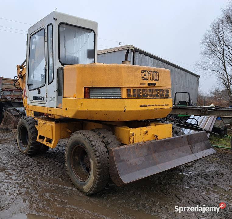 Koparka kołowa liebherr 310 dolnośląskie Brzeźnik