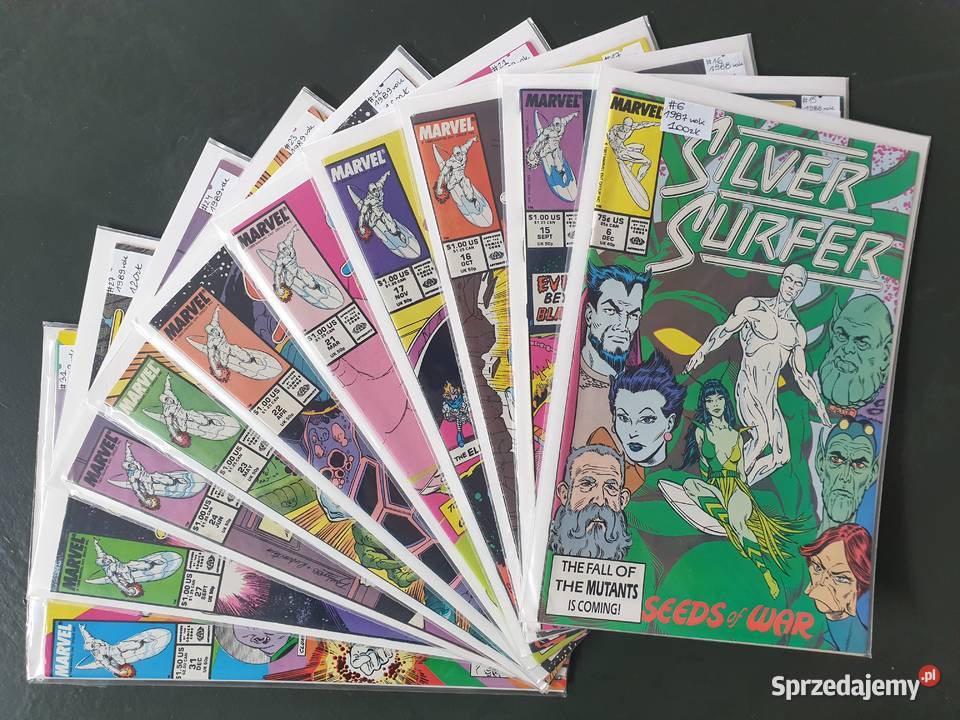 Silver Surfer kolekcja 11 komiksów Marvel USA Komiksy Gdynia