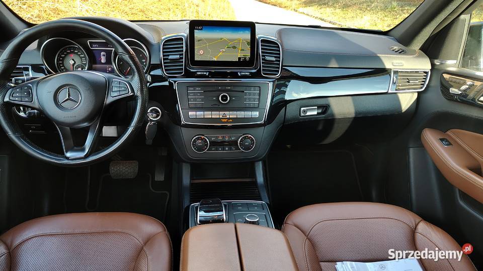 Mercedes GLE 350 AMG 4MaticSalon 1WłSerwisowany poduszka powietrzna Warszawa