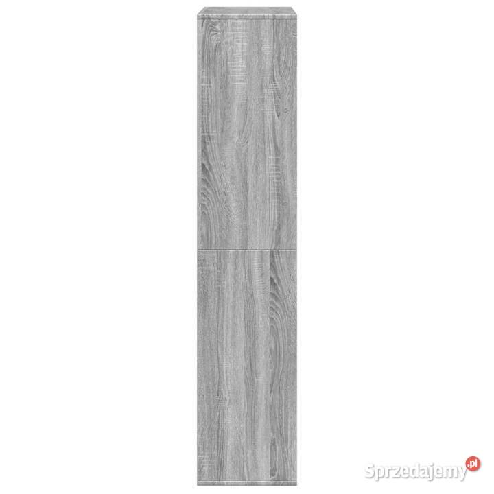 Regał szary dąb sonoma 100x33x1565 materiał Warszawa
