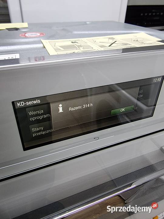 Biały Zestaw Miele Mikrofala M 6262 Piekarnik