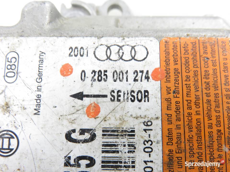 MODUŁ AIRBAG AUDI A4 B6 Sedan 8E2 4B0959655G