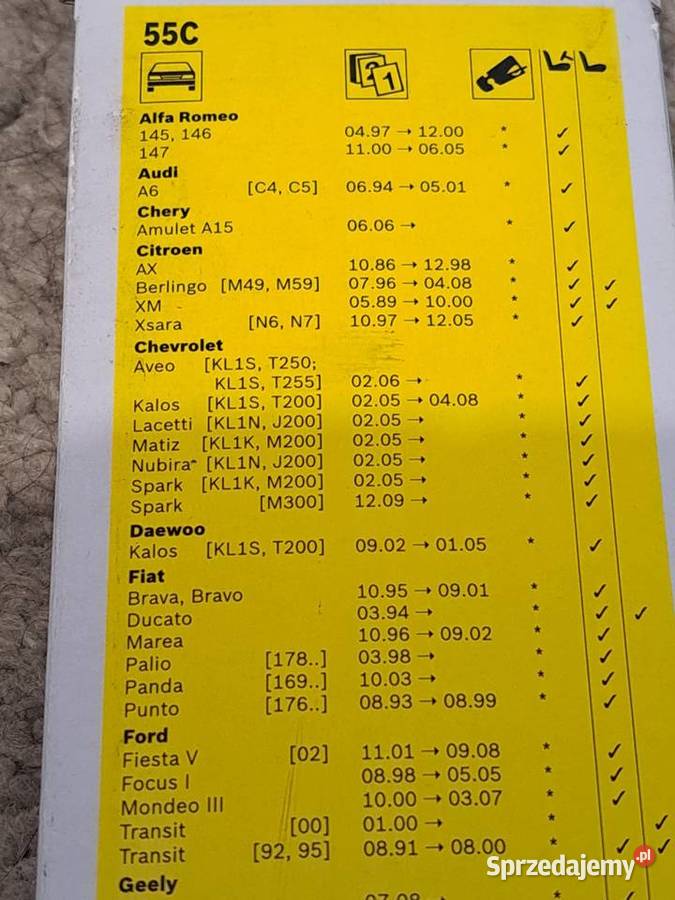 Wycieraczki Bosch ECO 55 Białystok