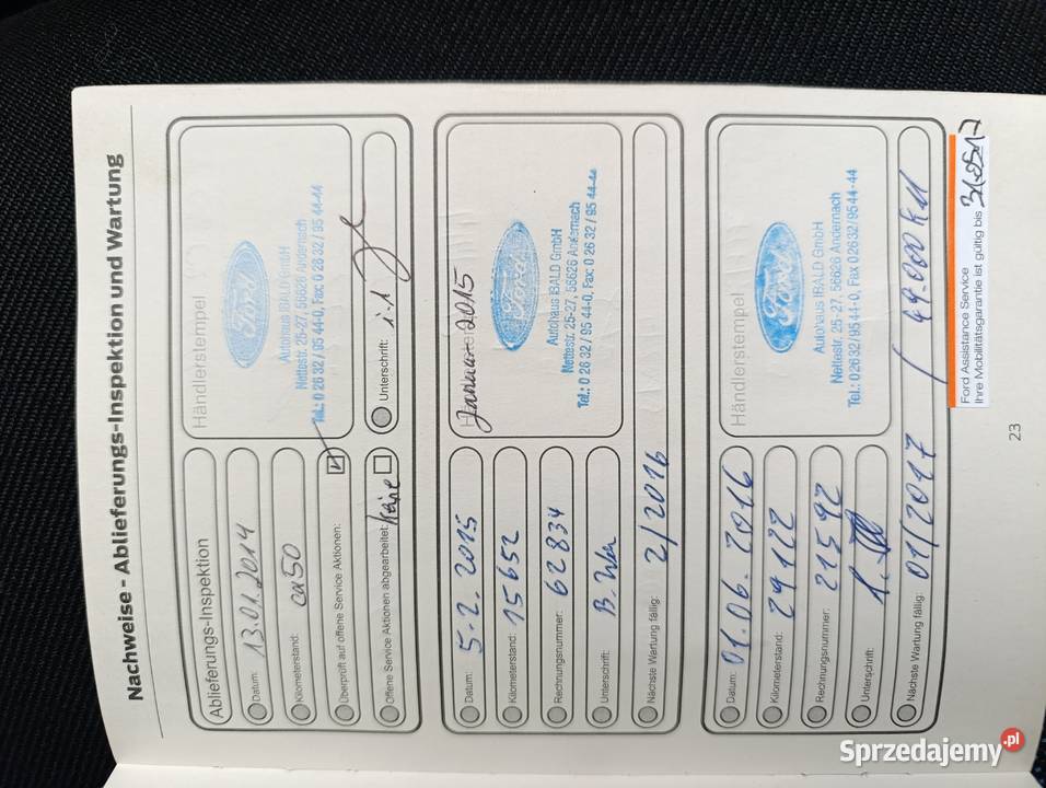 Ford Mondeo 16 benz 2014 UNIKAT 120KM Koziegłowy sprzedam