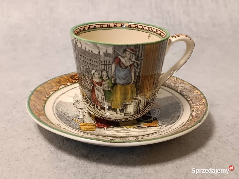 Kolekcjonerska Filiżanka ADAMS Duet Porcelana Dobrzany