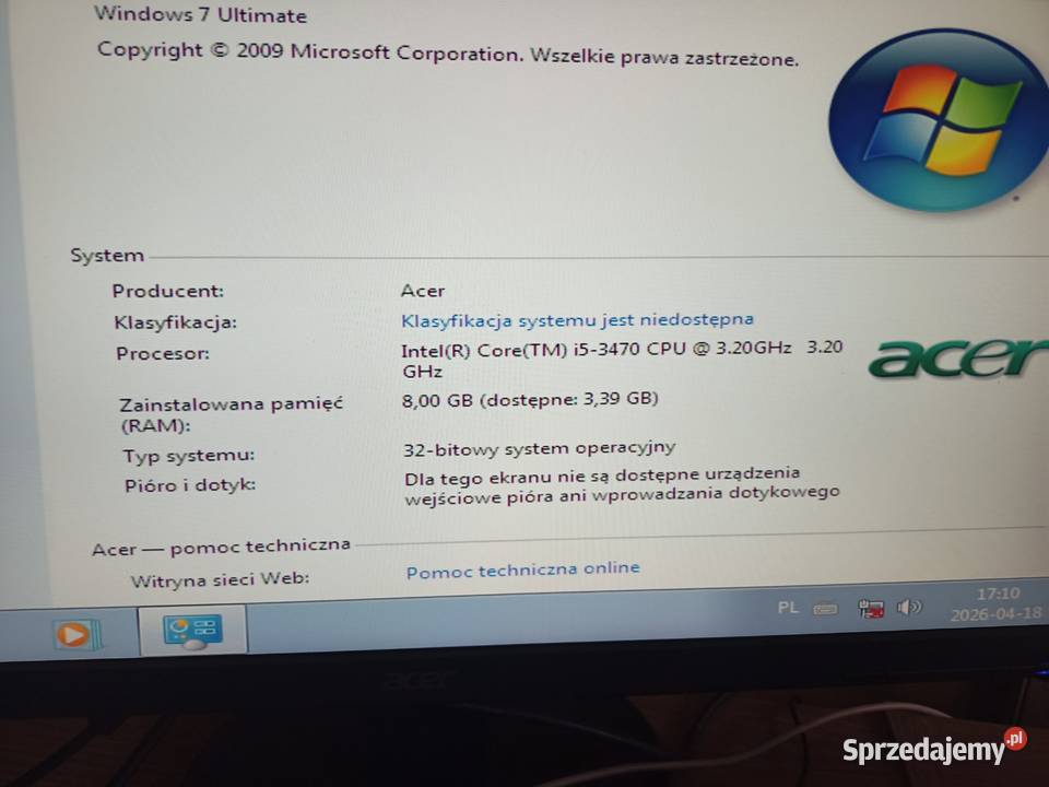 Komputer HP6800 SFF HP/Compaq