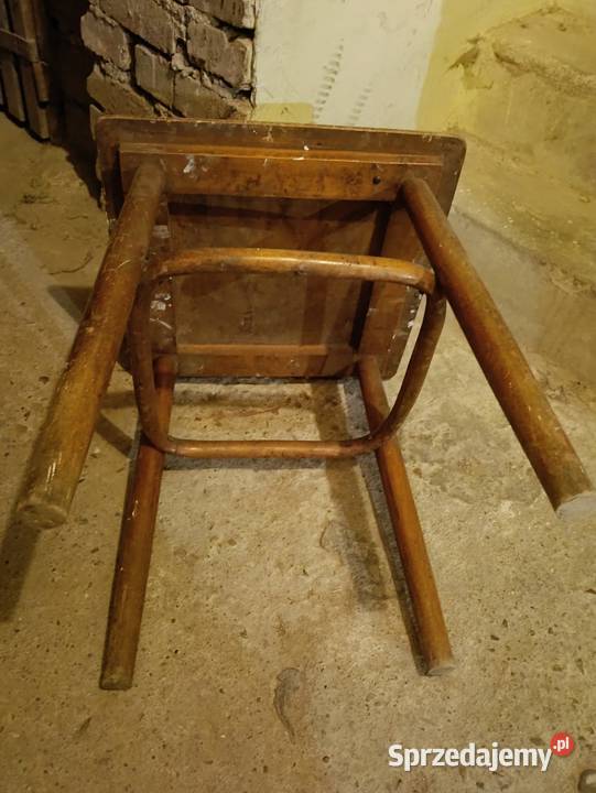 Stolik stołek zabytkowy w stylu Thonet AGUILA Kraków