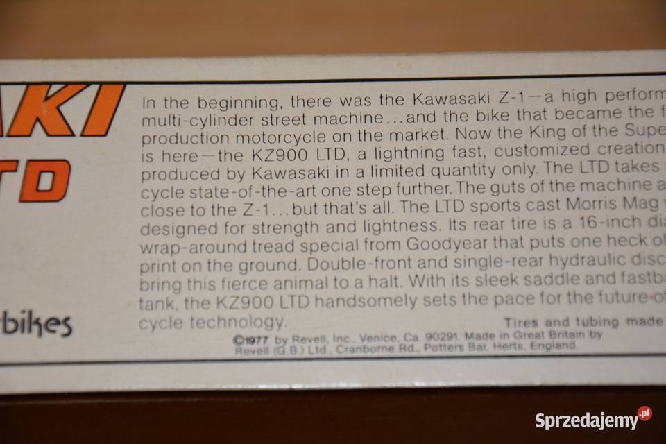 Model Revell H1520 Kawasaki KZ900 LTD 112 małopolskie Kraków