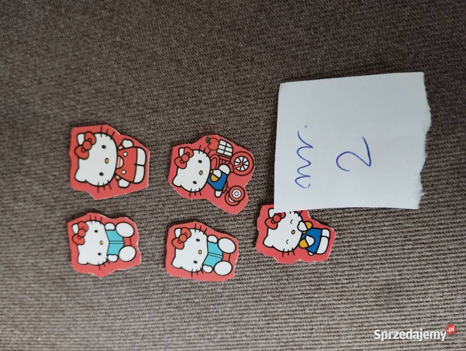 Papierowe różne żabki pieski