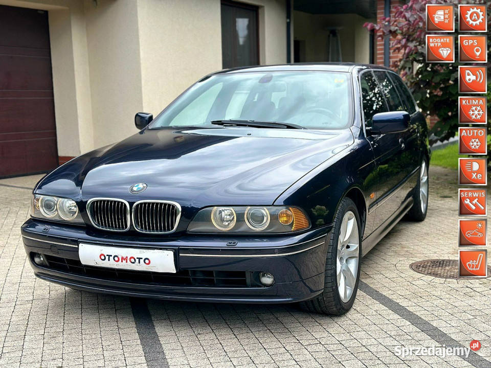 BMW 540 BMW 540i e39 Touring V8 285 Pełne Lift centralny zamek Wrocław