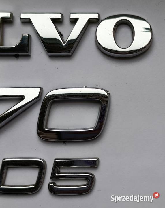 Napis emblemat Volvo V70 II 0005r