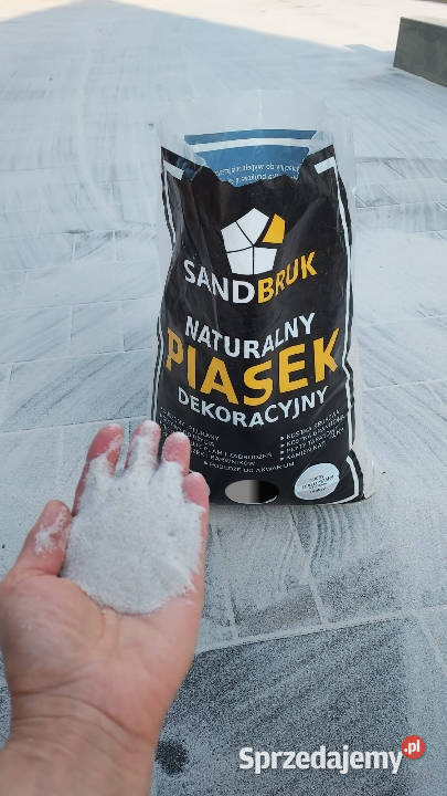 Suchy Biały Piasek Kwarcowy Fuga 0105 mm Dąbrowa Tarnowska sprzedam