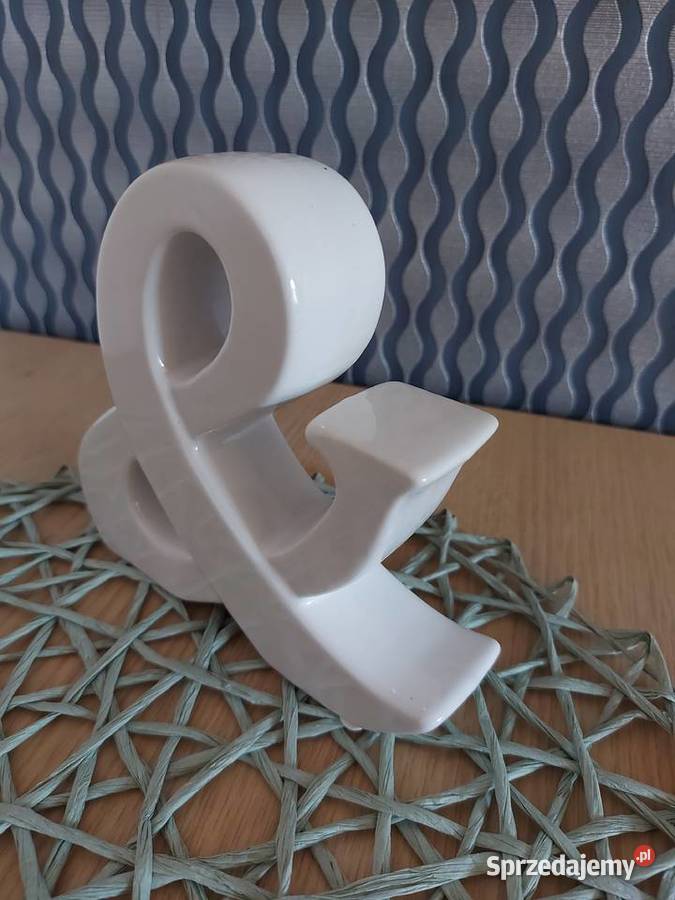 Szklana dekoracja ozdoba litera małopolskie Olkusz