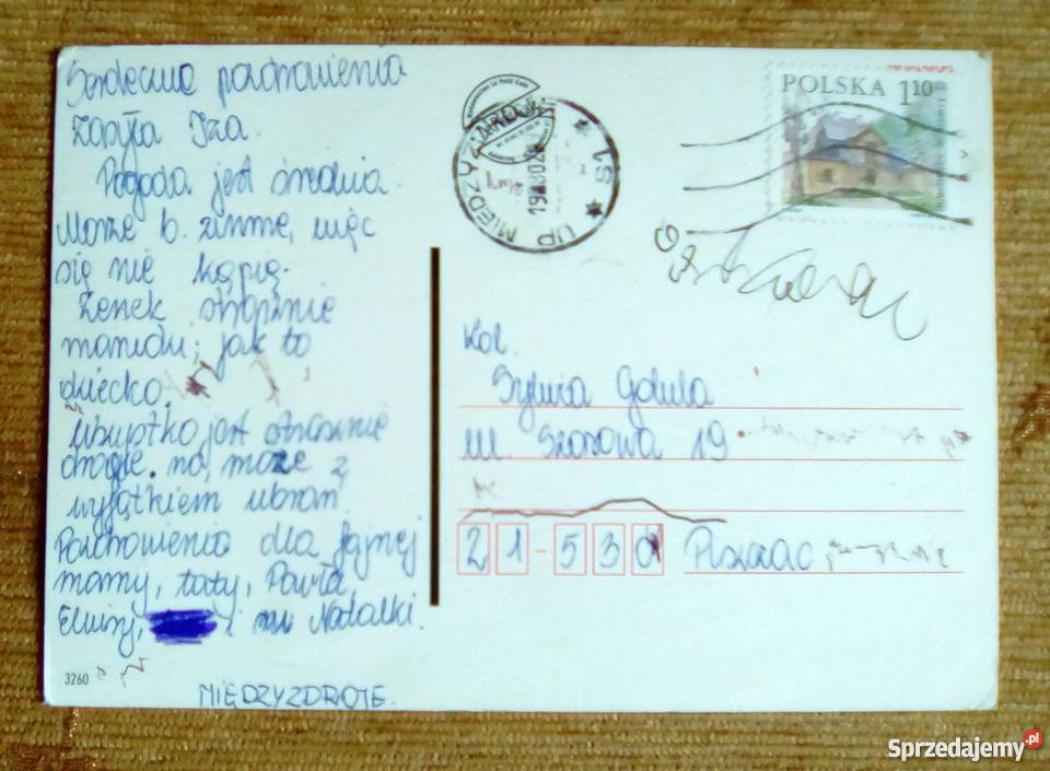 ZACHÓD SŁOŃCA MORZEM BAŁTYCKIM Pocztówki i karty telefoniczne Piszczac