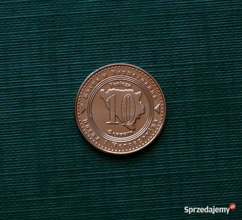 BOŚNIA I HERCEGOWINA 10 fenigów 2017r śląskie Gliwice