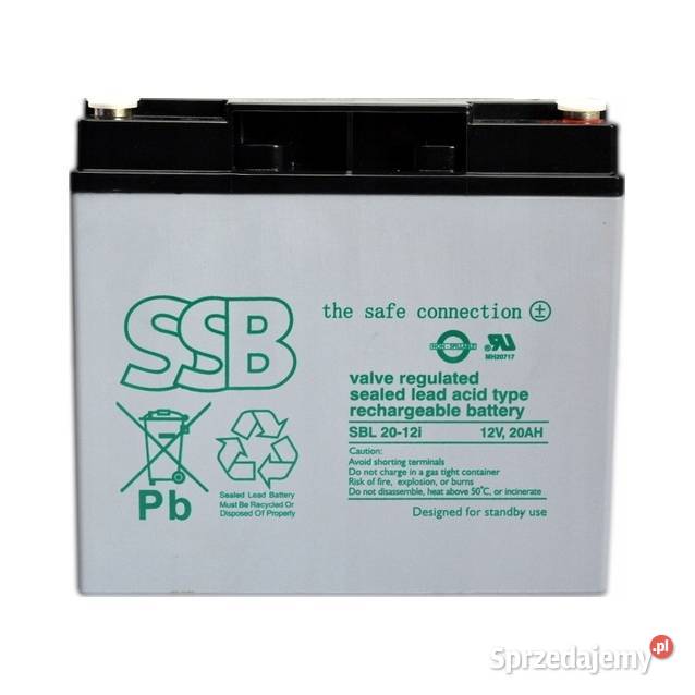 Akumulator SSB 12 V 20 Ah