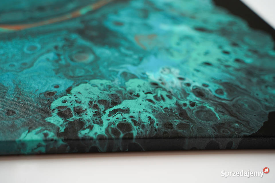 Duży abstrakcyjny obraz Mgławica nieskończoności Warszawa