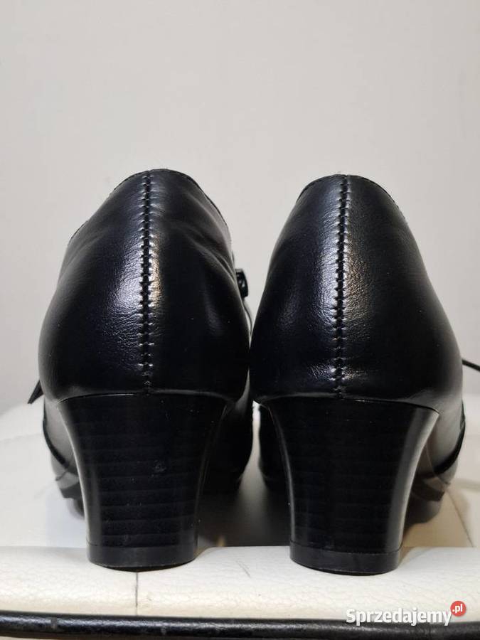 RS 37 półbuty czarne damskie nowe