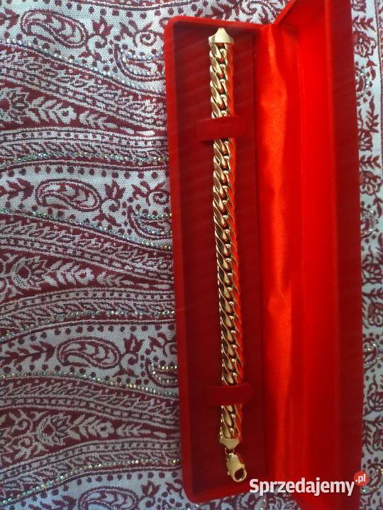 Bransoletka złoto 18k próba 750 21 1809g Poznań