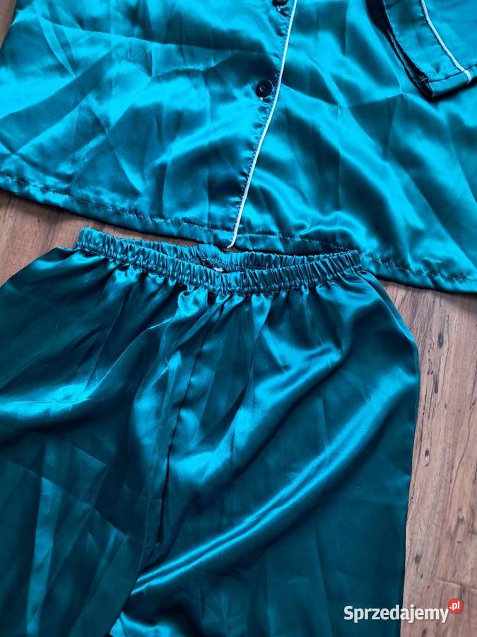 nowa cienka damska piżamka w kolorze butelkowej Sandomierz