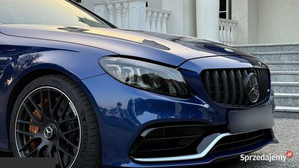 Mercedes C63 S AMG 9G 40 benzyna 510 2019r Sokołów Podlaski