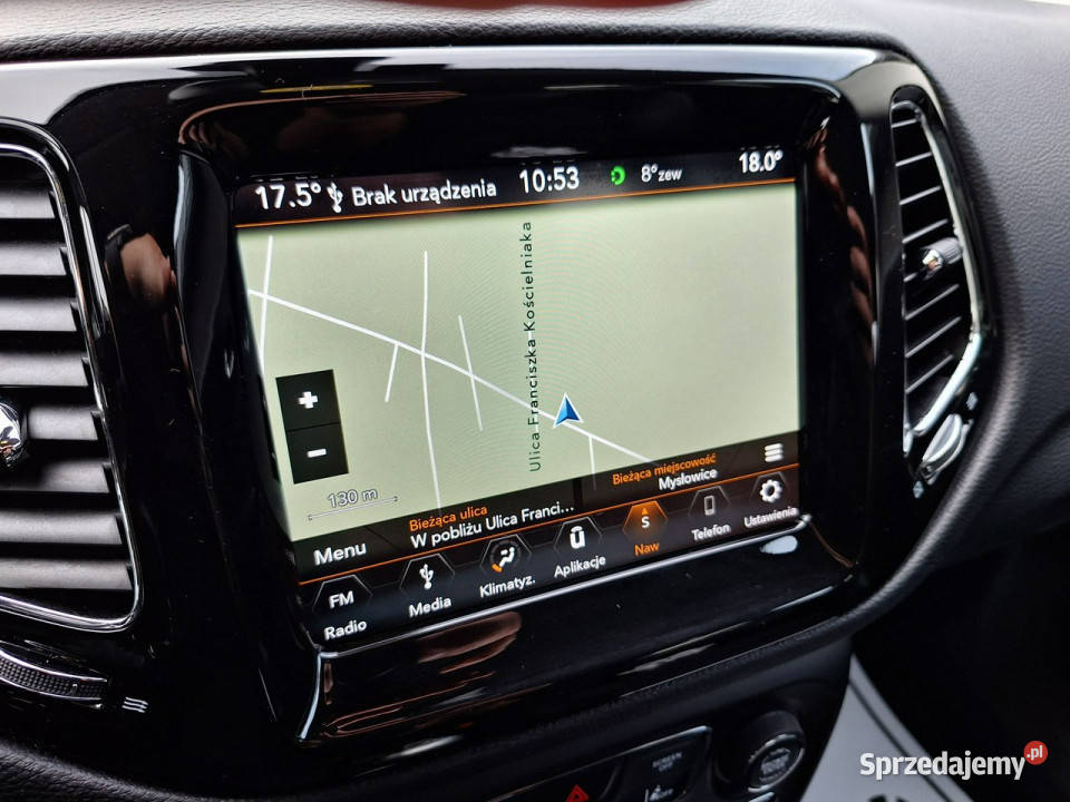 Jeep Compass 14 MAir 140 NIGHT EAGLE II 2016 śląskie Mysłowice