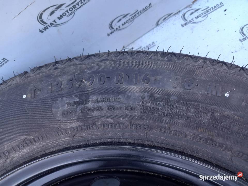 MERCEDES W169 koło dojazdowe 1259016 98M 5x112 Koła dojazdowe Kielce