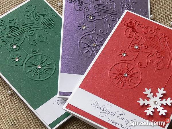 Firmowe biznesowe kartki świąteczne ręcznie