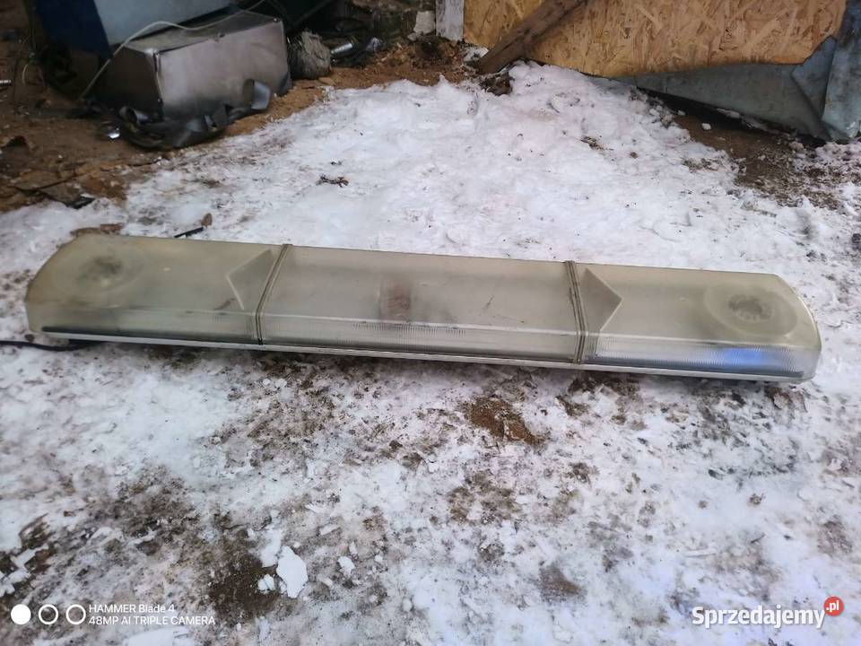 Belka ostrzegawcza LED z ambulansu Osiecznica