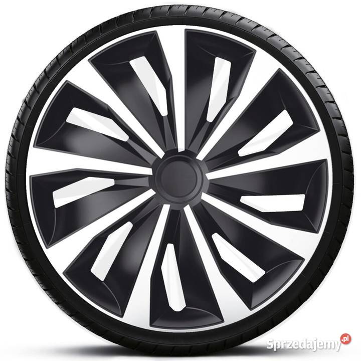 ZESTAW KOŁPAKÓW SILVER BLACK 14 KPL4 Mrągowo sprzedam