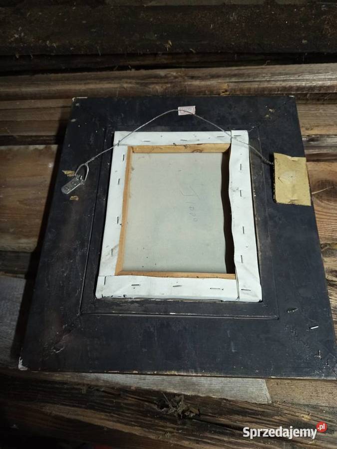 Stary obraz na szczęście bogactwo z żydem Kielce sprzedam