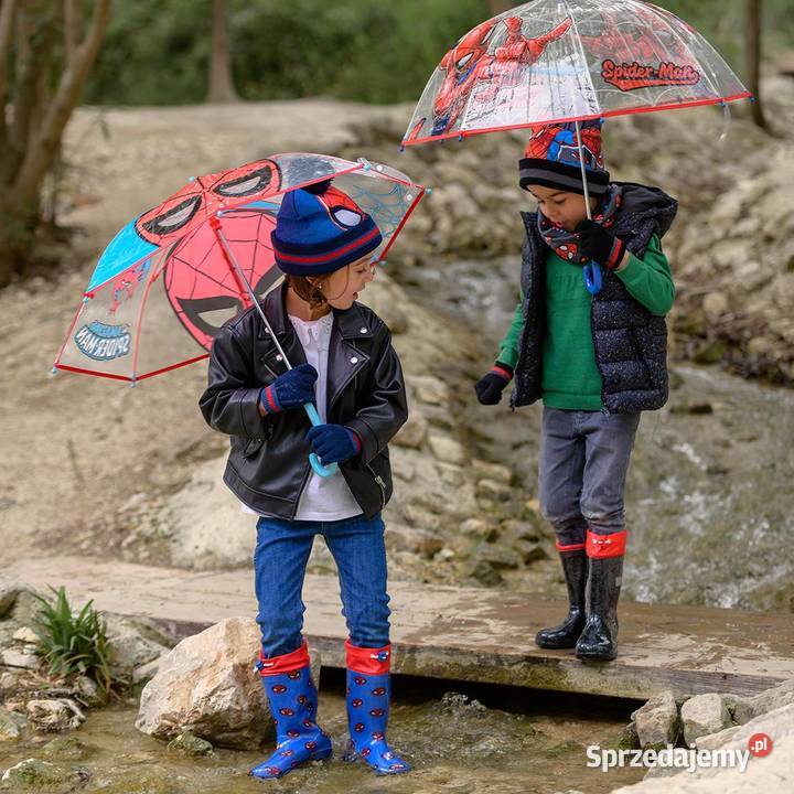 Spiderman Głęboki Parasol Parasolka Dzieci